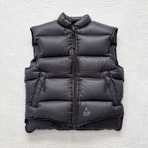 Vintage Y2K Gerry Supervest Down Retro Puffer Vest, Black (XS)